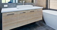 granite bathroom benches